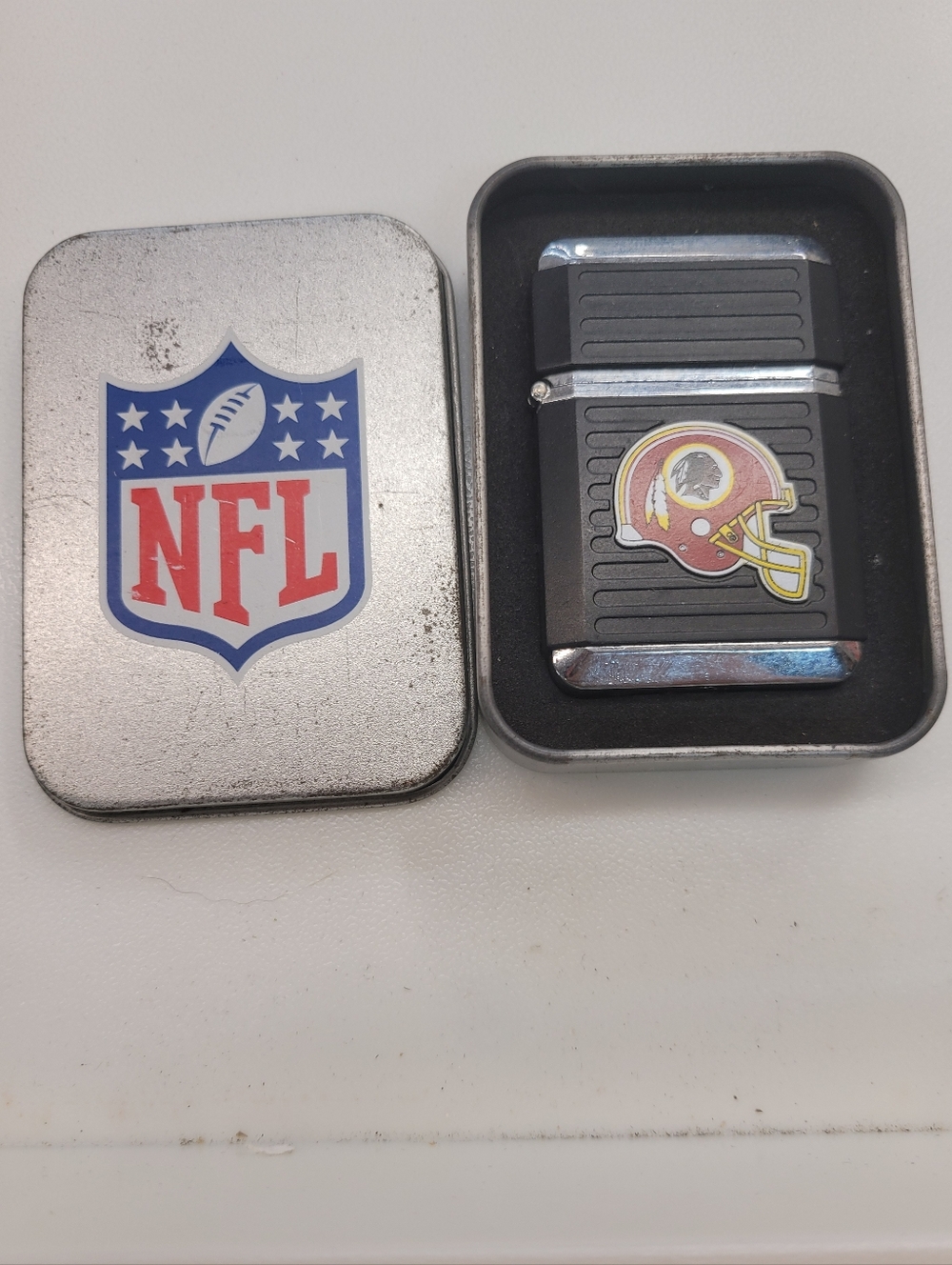 Windproof Refillable Butane Lighter By FSO (For Smokers Only WASHINGTON REDSKINS